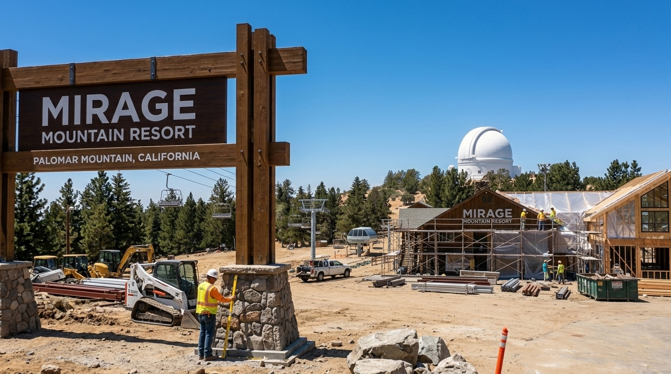 Mirage Mountain Resort Breaks Ground, Anticipated to Open for 2026-27 Season.